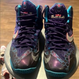 Kids Purple and Teal Athletic Shoes